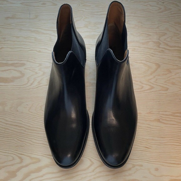 Cole Haan Gramercy Chelsea Sz. 11.5 M Black Slip On C33329 Men Leather Boots main image 5